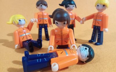 Igráček s rouškou