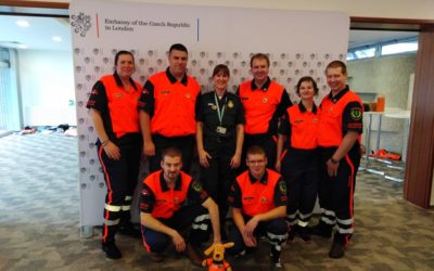 Čeští záchranáři v Londýně